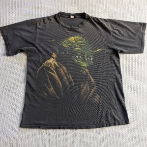 VTG 90’s Star Wars Yoda T-Shirt Graphic Changes Men's XL George Lucas USA